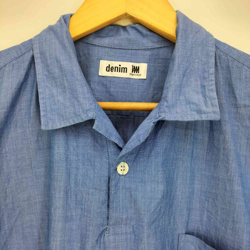 アイムプロダクトイッセイミヤケ im product ISSEY MIYAKE 90S DENIM スキッパー プルオーバーシャツ メンズ JPN:L