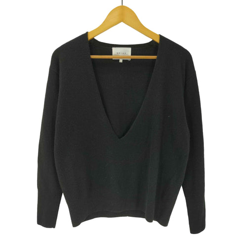 ベイジ BEIGE カシミヤ混 Vネックニット レディース 4