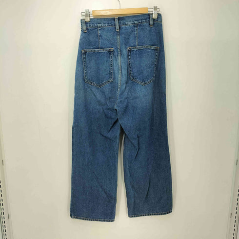 ビアズリー BEARDSLEY アシンメトリーデザイン ワイルドデニムパンツ レディース JPN:0
