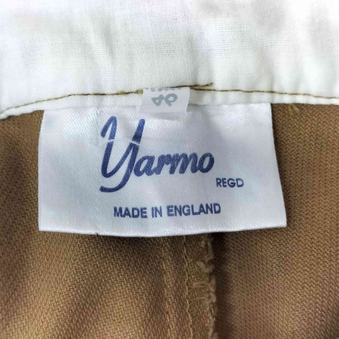ヤーモ yarmo 英国製 コットン ツイル ワーク パンツ メンズ 46