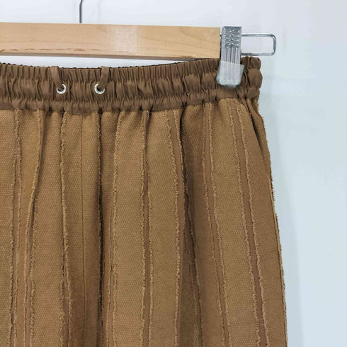 レイビームス Ray BEAMS ストライプジャカード ワイドパンツ レディース 0