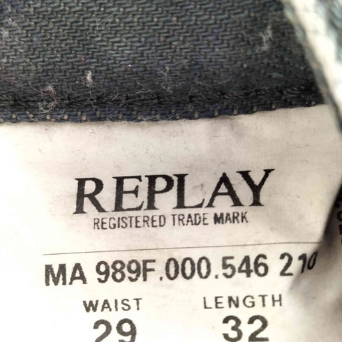 リプレイ REPLAY LENRICK Regular Slim Fit スキニーデニムパンツ レディース W29 L32
