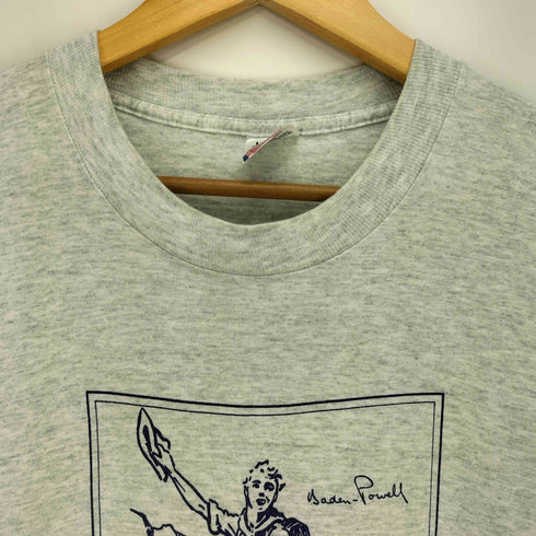 フルーツオブザルーム FRUIT OF THE LOOM 90S USA製 シングルステッチ プリント Tシャツ 1994 KUJU OITA メンズ import:L