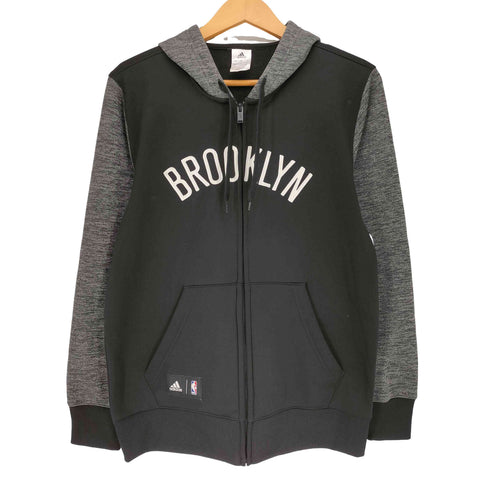 アディダス adidas NBAチーム刺繍 裏起毛 ジップアップパーカー メンズ JPN:L