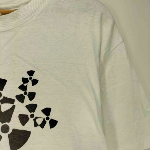 ヘインズ Hanes 90S USA製 nuclear science institute 原子力 科学研究所 シングルステッチ 両面プリント Tシャツ メンズ import:XL