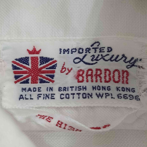british hong kong 60S IMPORTED BY BARDON BD シャツ メンズ