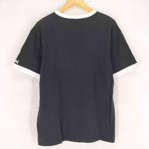 エックスガール X-girl THE MUPPETS KERMIT THE FROG RINGER S/S TEE レディース L
