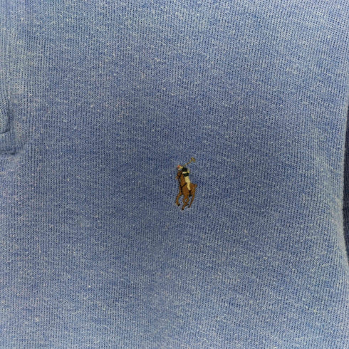 ポロラルフローレン POLO RALPH LAUREN ポニー刺繍 ハーフジップ スウェット メンズ import:M