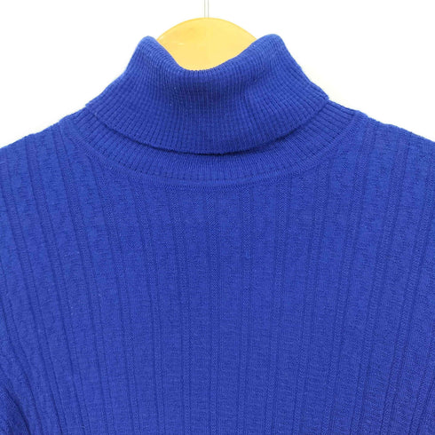 ミッソーニ MISSONI M MISSONI ウール レーヨン タートルネック シアー サマーニット レディース 44