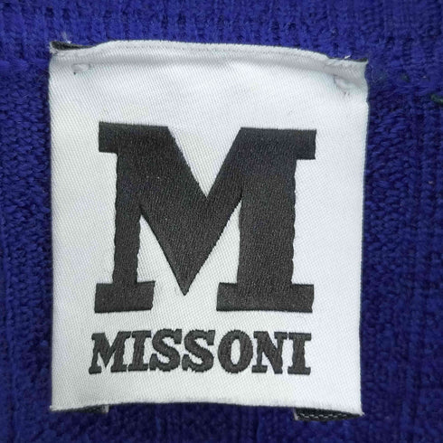 ミッソーニ MISSONI M MISSONI ウール レーヨン タートルネック シアー サマーニット レディース 44