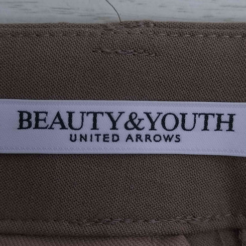 ビューティーアンドユースユナイテッドアローズ BEAUTY & YOUTH UNITED ARROWS ポリエステルブレンド タック カーゴパンツ -ウォッシャブル- レディース JPN:S