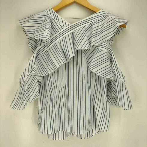 スナイデル snidel Sustainaアシメフリルブラウス レディース ONE SIZE