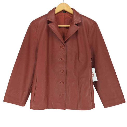 bel gusto lamb leather ラムレザー5Bテーラードジャケット レディース 11