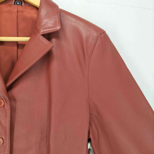 bel gusto lamb leather ラムレザー5Bテーラードジャケット レディース 11