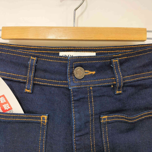 ザラ ZARA THE PATCHPOCKETS MARINE STRAIGHT レディース JPN:36