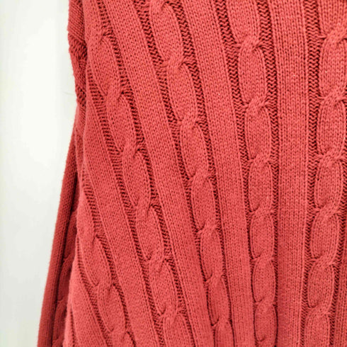 アイゾッド IZOD ケーブル編み クルーネック コットン ニット メンズ import:XL