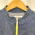 ディーゼル DIESEL YELLBAN ダブルジップ エルボーパッチ デニム ライダースジャケット Y2k メンズ import:XS