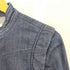 ディーゼル DIESEL YELLBAN ダブルジップ エルボーパッチ デニム ライダースジャケット Y2k メンズ import:XS