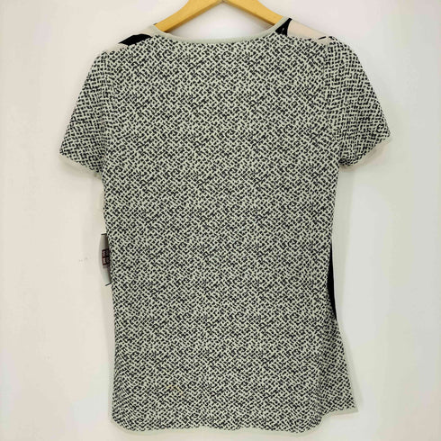 マックスマーラ MAX MARA 白タグ 総柄 シルク ジョーゼット プルオーバーブラウス レディース import:S