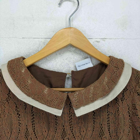 レベッカブティック LEBECCA boutique 総レース シャツ 半袖 ワンピース レディース FREE