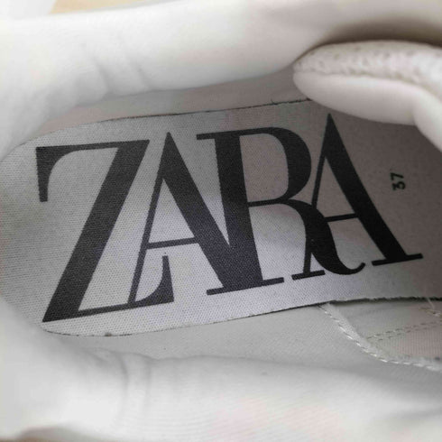 ザラ ZARA 厚底 ダット スニーカー レディース EUR:37