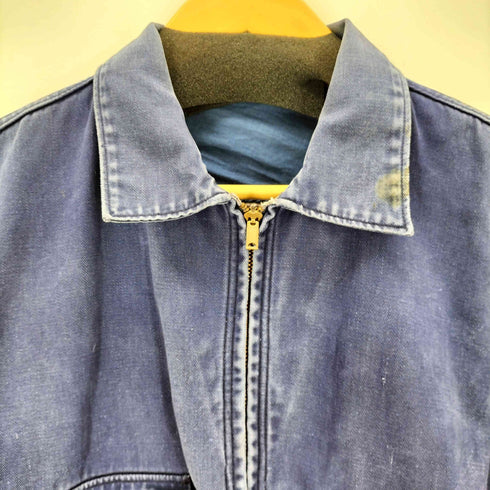 50~60s SCOVILL GRIPPER ZIPPER 裏地チェック フレンチワークジャケット メンズ