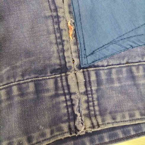 50~60s SCOVILL GRIPPER ZIPPER 裏地チェック フレンチワークジャケット メンズ