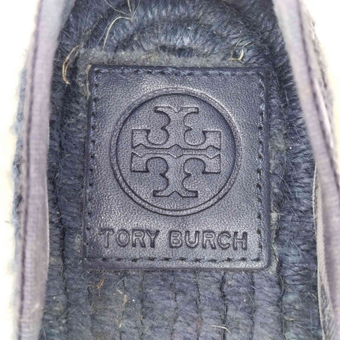 トリーバーチ TORY BURCH ロゴ リボン メッシュ エスパドリーユ スリッポン レディース 7