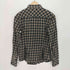 バーバリーブルーレーベル BURBERRY BLUE LABEL ワンポイント刺繍 フリル スナップボタン チェック L/S ウエスタン シャツ レディース FR:36