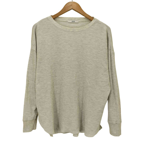 ジャーナルスタンダードレリューム JOURNAL STANDARD relume 24AW TCワッフルオーバーサイズロングスリーブTシャツ レディース FREE