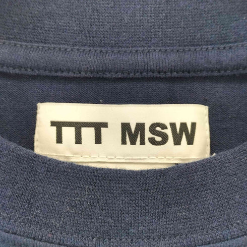 ティーモダンストリートウエア TTT_MSW 26SS TTT wave logo T-shirt メンズ JPN:S