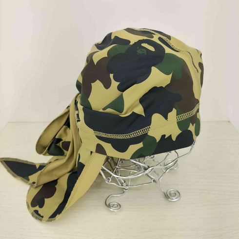 アベイシングエイプ A BATHING APE 1st Camo Green ドゥーラグ メンズ