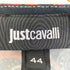 ジャストカヴァリ Just Cavalli ペイズリー柄 深Vネック ジャージートップ レディース 44