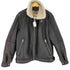 ザラ ZARA フェイクムートン フライトジャケット メンズ import:L