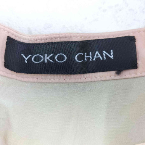 ヨーコチャン YOKO CHAN 切替 ノースリーブ ブラウス レディース 36