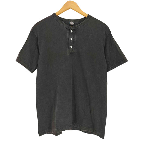 グッドオン good on ピグメントダイ ヘンリーネックTシャツ メンズ M