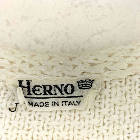 ヘルノ Herno 90-00s リネン コットン S/S ジャケット レディース 46