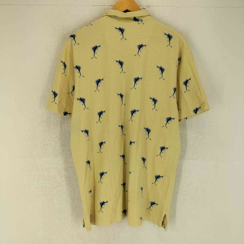 ポロバイラルフローレン Polo by RALPH LAUREN カジキプリント ポロシャツ メンズ M