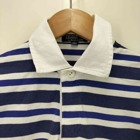ポロバイラルフローレン Polo by RALPH LAUREN ポニー 刺繍 ボーダー ラガー ポロシャツ レディース 160