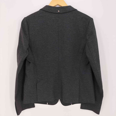 ポールスミスブラックレーベル Paul Smith BLACK LABEL 裏地 一部総柄 2B ジャージーテーラードジャケット レディース 44 L