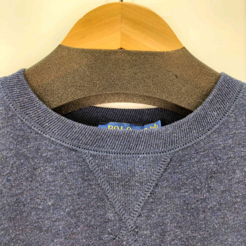 ポロラルフローレン POLO RALPH LAUREN サイドスリット Vガゼットクルーネックスウェット レディース import:XS