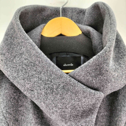 アルアバイル allureville ウール混 フーディコート レディース JPN:2