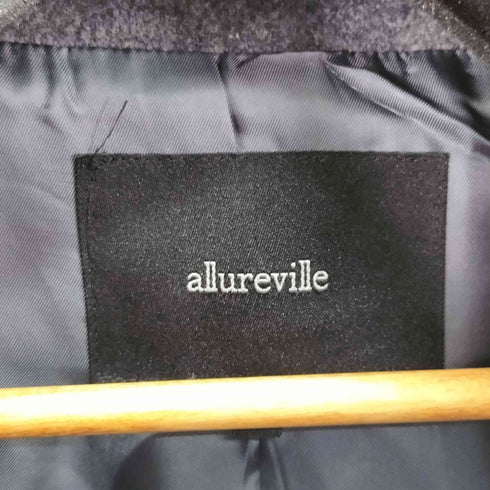アルアバイル allureville ウール混 フーディコート レディース JPN:2
