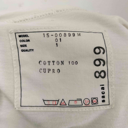 サカイ Sacai コットン100 ポケットクルーネックTシャツ メンズ 1