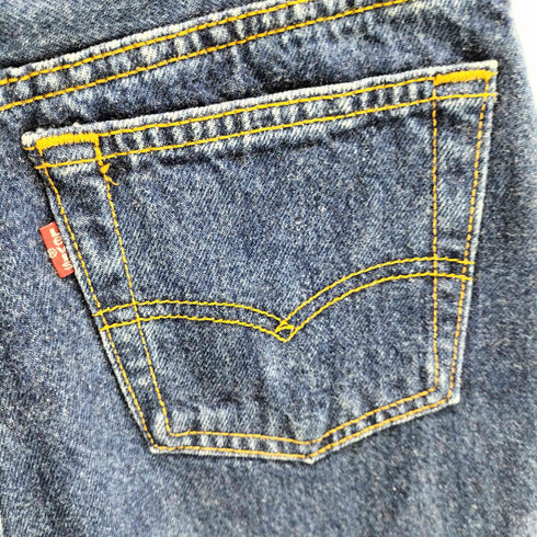 リーバイス Levis 80s~90s 赤文字パッチ ボタン裏544 501 ストレートデニムパンツ レディース
