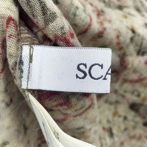 スキャパ SCAPA ウール100% ペイズリー タートルネック カットソー レディース 38