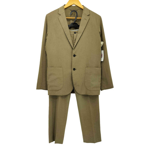 ユナイテッドアローズグリーンレーベルリラクシング UNITED ARROWS green label relaxing ウォッシャブルサージ 2B テーラードジャケット テーパードスラックス セットアップ メンズ S