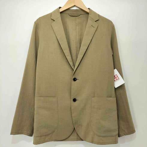 ユナイテッドアローズグリーンレーベルリラクシング UNITED ARROWS green label relaxing ウォッシャブルサージ 2B テーラードジャケット テーパードスラックス セットアップ メンズ S