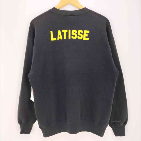 ラッセルアスレチック RUSSELL ATHLETIC 90s USA製 LRCHS TIGERS カレッジ ラバープリント 前V クルーネックスウェット メンズ import:XL