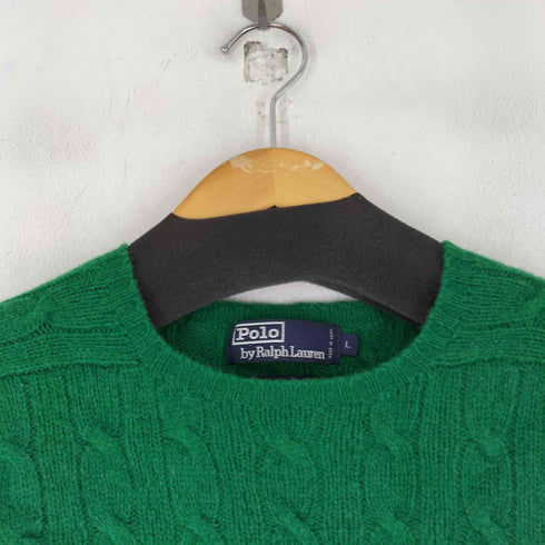 ポロバイラルフローレン Polo by RALPH LAUREN スモールポニー刺繍 ケーブルニット レディース JPN:L